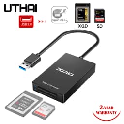 UTHAI Q02 Rocketek Multi-Function Type-c To XQD Card Reader USB 3.0 Card Reader M/G Memory Card Supports Speeds Up to 5Gbps
