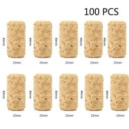 50 100 Pcs Wine Corks Stopper Reusable Functional Portable Sealing Stopper for Bottle Bar Tools Kitchen AccessoriesWine Bottle