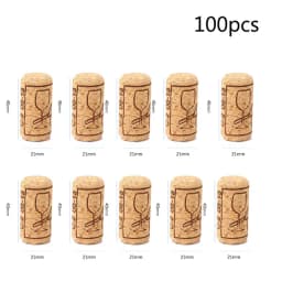 50 100 Pcs Wine Corks Stopper Reusable Functional Portable Sealing Stopper for Bottle Bar Tools Kitchen AccessoriesWine Bottle