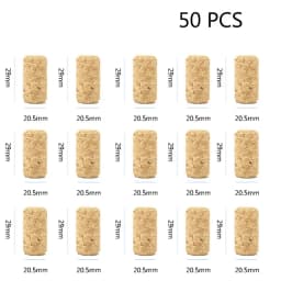 50 100 Pcs Wine Corks Stopper Reusable Functional Portable Sealing Stopper for Bottle Bar Tools Kitchen AccessoriesWine Bottle