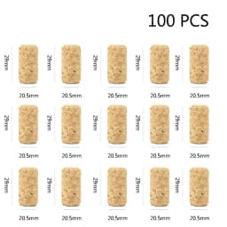 50 100 Pcs Wine Corks Stopper Reusable Functional Portable Sealing Stopper for Bottle Bar Tools Kitchen AccessoriesWine Bottle