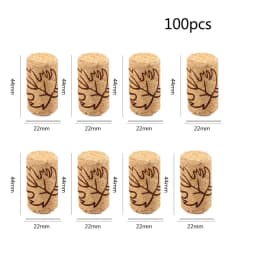 50 100 Pcs Wine Corks Stopper Reusable Functional Portable Sealing Stopper for Bottle Bar Tools Kitchen AccessoriesWine Bottle