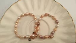 Natural freshwater pearl bracelet Real Pearl Bracelet Female Adjustable Rice Beads Bracelet For Girl Birthday Present