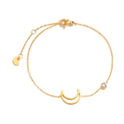 Birthstone Zirconia Thin Chain Link Cross Bracelet Stainless Steel Women's Adjustable Link Stacked Layered Chain Bracelets