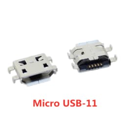 10pcs/Lot  Micro USB 5 Pin SMT Socket Connector Type B Female Placement SMD DIP USB Charging Connectors
