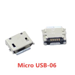 10pcs/Lot  Micro USB 5 Pin SMT Socket Connector Type B Female Placement SMD DIP USB Charging Connectors