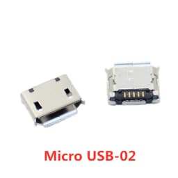 10pcs/Lot  Micro USB 5 Pin SMT Socket Connector Type B Female Placement SMD DIP USB Charging Connectors