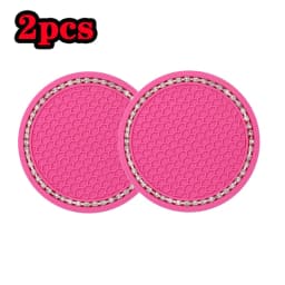 Car Coaster Water Cup Bottle Holder Anti-slip Pad Mat Silica Gel Waterproof For Interior Decoration Car Styling Accessories