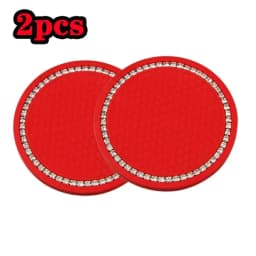 Car Coaster Water Cup Bottle Holder Anti-slip Pad Mat Silica Gel Waterproof For Interior Decoration Car Styling Accessories