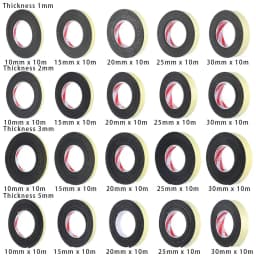 EVA sponge single-sided tape shockproof foam sealant strip 10-30MM car foam pad sound insulation buffer anti-collision foam tape