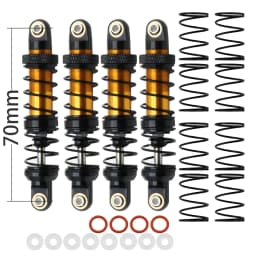 Metal 70mm 80mm 90mm 100mm 110mm 120mm Shock Absorber Oil Damper for 1/10 RC Crawler Car Axial SCX10 AXI03007 RBX10 D90 TRX4