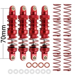 Metal 70mm 80mm 90mm 100mm 110mm 120mm Shock Absorber Oil Damper for 1/10 RC Crawler Car Axial SCX10 AXI03007 RBX10 D90 TRX4