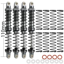 Metal 70mm 80mm 90mm 100mm 110mm 120mm Shock Absorber Oil Damper for 1/10 RC Crawler Car Axial SCX10 AXI03007 RBX10 D90 TRX4