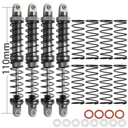 Metal 70mm 80mm 90mm 100mm 110mm 120mm Shock Absorber Oil Damper for 1/10 RC Crawler Car Axial SCX10 AXI03007 RBX10 D90 TRX4