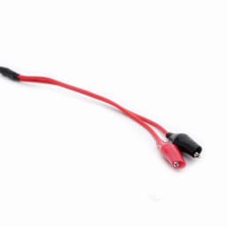 1PC RG316 RF Coaxial Cable SMA Male Plug to Dual Alligator Clips Red&Black Tester Lead Wire 50cm Connector