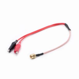 1PC RG316 RF Coaxial Cable SMA Male Plug to Dual Alligator Clips Red&Black Tester Lead Wire 50cm Connector
