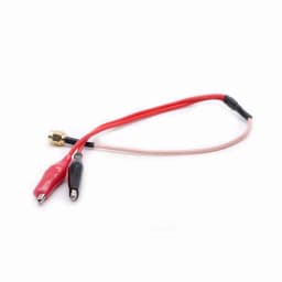 1PC RG316 RF Coaxial Cable SMA Male Plug to Dual Alligator Clips Red&Black Tester Lead Wire 50cm Connector