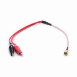 1PC RG316 RF Coaxial Cable SMA Male Plug to Dual Alligator Clips Red&Black Tester Lead Wire 50cm Connector