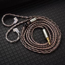 QKZ T1 200 Core 8 Strand OFC Copper Silver Plated Earphone Upgrade Cable KZ C Pin QDC Pin for EDX PRO ZSN PRO Castor TRN MT1 CCA