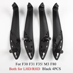 RHD LHD Carbon Fiber Car Inner Door Pull Handle Trim Cover for BMW 3 4 Series F30 F31 F32 F33 F34 F35 F36 F80 F82 F83 2013-2018