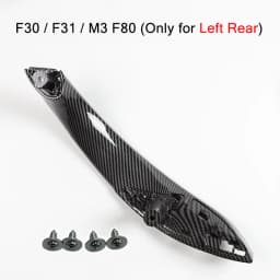 RHD LHD Carbon Fiber Car Inner Door Pull Handle Trim Cover for BMW 3 4 Series F30 F31 F32 F33 F34 F35 F36 F80 F82 F83 2013-2018