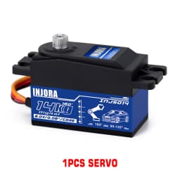 INJORA Metal Gear 14KG INJS014 Digital Low Profile Servo for 1/10 RC On-Road Touring Drift Car Tamiya Kyosho Helicopter Model