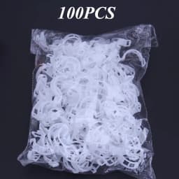 50/100pcs Plastic Plant Clips Supports Connects Reusable Protection Grafting Fixing Tool Gardening Supplies for Vegetable Tomato