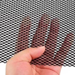 Universal Car Grill Mesh Aluminum Alloy Auto Grille Insert Bumper Rhombic Hole Mesh 3x6mm 4x8mm 6x12mm 8x16mm Car Radiator Grill