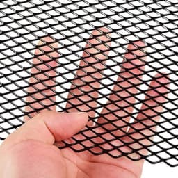 Universal Car Grill Mesh Aluminum Alloy Auto Grille Insert Bumper Rhombic Hole Mesh 3x6mm 4x8mm 6x12mm 8x16mm Car Radiator Grill