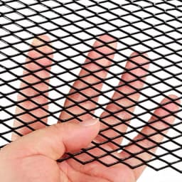 Universal Car Grill Mesh Aluminum Alloy Auto Grille Insert Bumper Rhombic Hole Mesh 3x6mm 4x8mm 6x12mm 8x16mm Car Radiator Grill