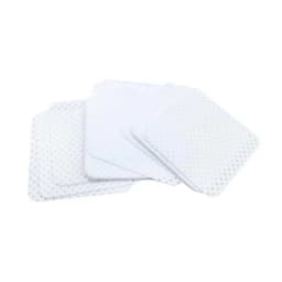 200PCS Pink/White Eyelash Glue Remover Wipe Lint-Free Cotton Wipes Glue Bottle Mouth Cleaning Paper Cleaner Pads with Box