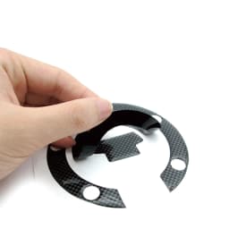 Motorcycle Racing Carbon Fiber Fuel Gas Cap Cover Tank Protector Pad Sticker Decals For Yamaha R1 R6 FZ6R FZ1S FAZER FZ6 FZ8 XJ6