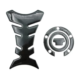 Motorcycle Racing Carbon Fiber Fuel Gas Cap Cover Tank Protector Pad Sticker Decals For Yamaha R1 R6 FZ6R FZ1S FAZER FZ6 FZ8 XJ6