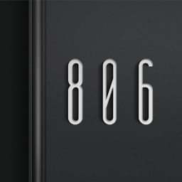 4 Inch 100mm Self Adhesive Big Modern Door Number for Exterior House Apartment Plaque Mailbox Address Digits Sticker Sign Black