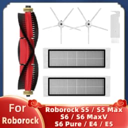 Fit For Xiaomi Mi Robot Vacuum Cleaner 1 / 1S SDJQR01RR SDJQR02RR Roborock E2 E3 E4 E5 S4 Max S5 Main Side Brush Filter