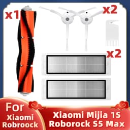 Fit For Xiaomi Mi Robot Vacuum Cleaner 1 / 1S SDJQR01RR SDJQR02RR Roborock E2 E3 E4 E5 S4 Max S5 Main Side Brush Filter