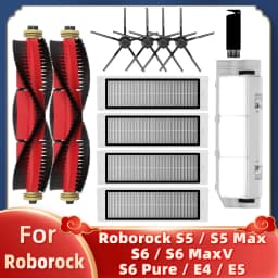 Fit For Xiaomi Mi Robot Vacuum Cleaner 1 / 1S SDJQR01RR SDJQR02RR Roborock E2 E3 E4 E5 S4 Max S5 Main Side Brush Filter