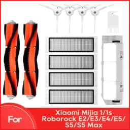 Fit For Xiaomi Mi Robot Vacuum Cleaner 1 / 1S SDJQR01RR SDJQR02RR Roborock E2 E3 E4 E5 S4 Max S5 Main Side Brush Filter