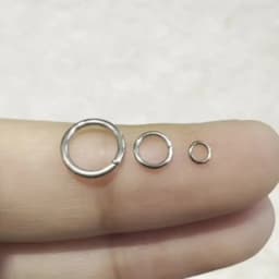 100-200pcs 4-10mm Stainless Steel Split Rings Open Jump Rings Connectors For Jewelry Making DIY Components Findings