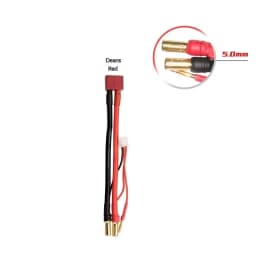 Lipo Lithium Battery Charging Wire 2S 4MM/5MM 7.4v 7.6v Balance Head T/ XT60/EC5/XT90/TRX For Cars DIY Model Toys Silicone Cable