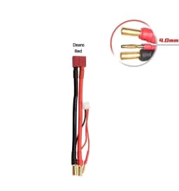Lipo Lithium Battery Charging Wire 2S 4MM/5MM 7.4v 7.6v Balance Head T/ XT60/EC5/XT90/TRX For Cars DIY Model Toys Silicone Cable