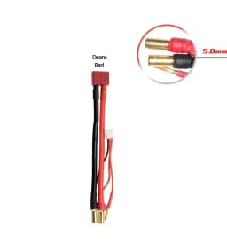 Lipo Lithium Battery Charging Wire 2S 4MM/5MM 7.4v 7.6v Balance Head T/ XT60/EC5/XT90/TRX For Cars DIY Model Toys Silicone Cable