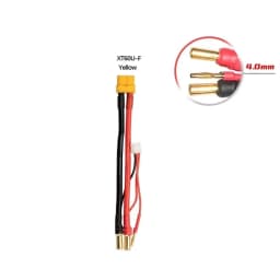 Lipo Lithium Battery Charging Wire 2S 4MM/5MM 7.4v 7.6v Balance Head T/ XT60/EC5/XT90/TRX For Cars DIY Model Toys Silicone Cable