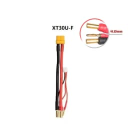 Lipo Lithium Battery Charging Wire 2S 4MM/5MM 7.4v 7.6v Balance Head T/ XT60/EC5/XT90/TRX For Cars DIY Model Toys Silicone Cable