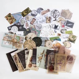 60pcs/1lot Kawaii Stationery Stickers Retro Memory Room Series Junk Journal Diary Decorative Mobile Stickers Scrapbooking DIY