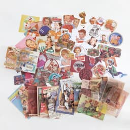 60pcs/1lot Kawaii Stationery Stickers Retro Memory Room Series Junk Journal Diary Decorative Mobile Stickers Scrapbooking DIY