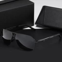 1PC Top Aluminum Magnesium Square Polarized Photochromic Sunglasses Men Sun Glasses Safety Driving Oculos De Sol Masculino