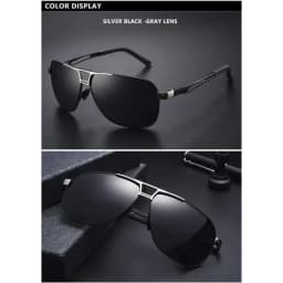 1PC Top Aluminum Magnesium Square Polarized Photochromic Sunglasses Men Sun Glasses Safety Driving Oculos De Sol Masculino
