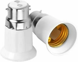 B22 to E27 Light Bulb Adaptor B22 To Edison Screw E27 Lamp Converter Holder Light Socket Adapter Lamp Holder Lighting Parts