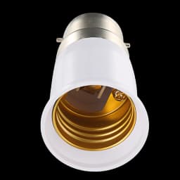 B22 to E27 Light Bulb Adaptor B22 To Edison Screw E27 Lamp Converter Holder Light Socket Adapter Lamp Holder Lighting Parts
